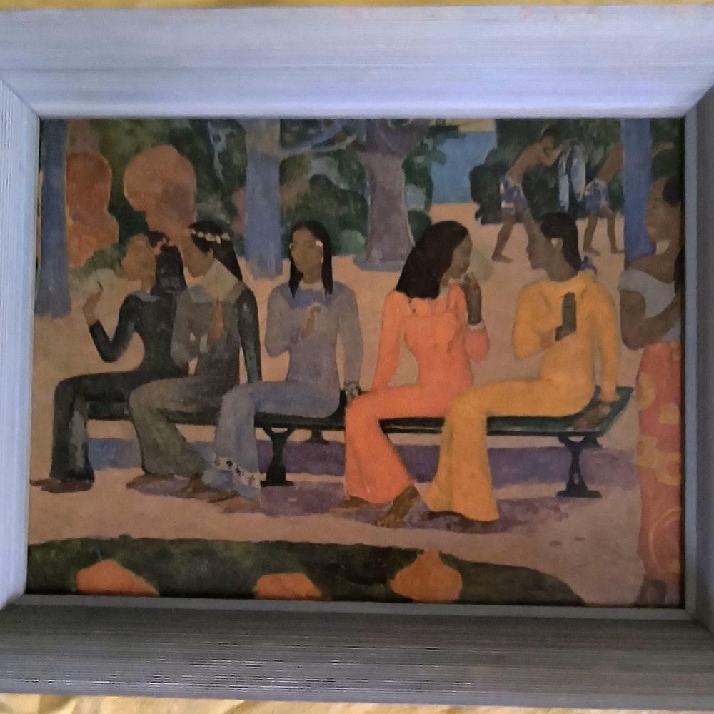 Paul Gaugin "Te Metete"              Andrew Kolb Frame